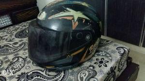 Isi mark front end opened helmet one year old.