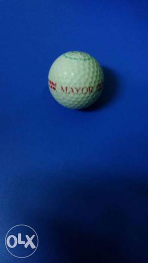 Mayor Range White Golf Ball
