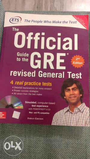 Official ETS GRE guide. Is in good condition. Original price