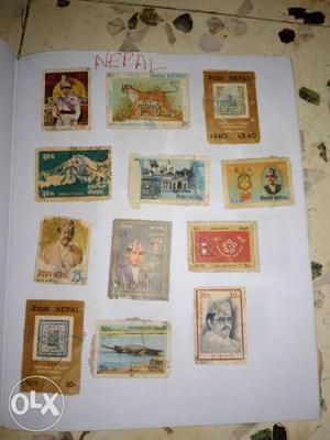Old stamp collection