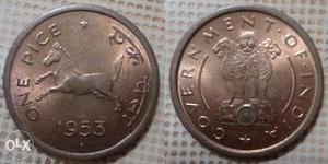 One pice horse coin available