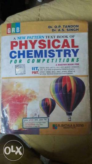 Physical Chemistry (o.p.tandon) for-jee/pmt