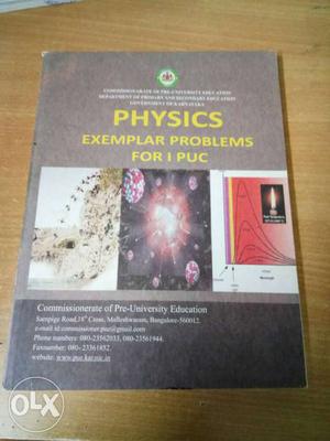 Physics Exmplar Problems For I Puc Book