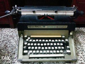 Remington typewriter in good condition.