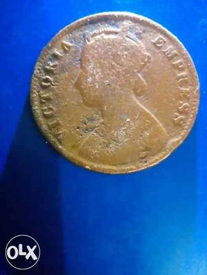 Round Cooper Empress Commemorative Coin