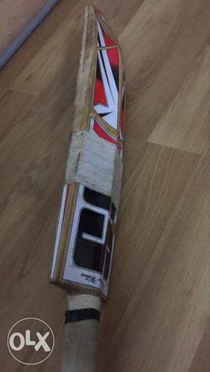 SS kashmiri willow professional leather bat with