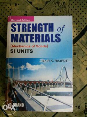 Strength Of Materials Book by - R K Rajput in