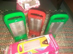 Three Rechargeable LED Lights