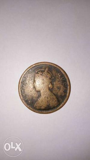  Victoria Queen Copper Coin