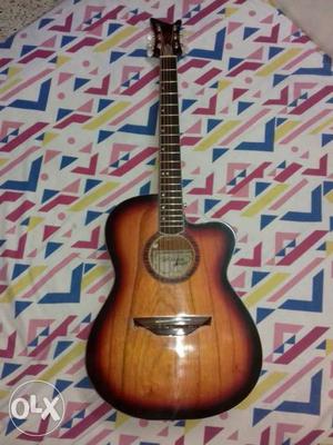 Wooden heart guitar...absolutely new condition