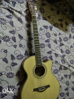 Yellow Acoustic Guitar