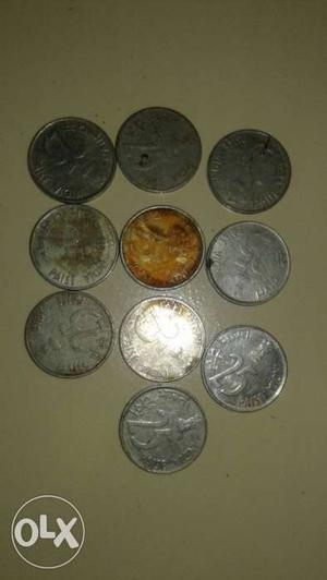 25 India Paise Coin Lot