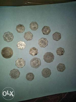 3 paise to paise and 10 paise coins of ancient