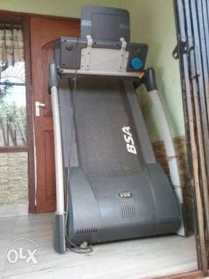 Black BSA Folding Treadmill