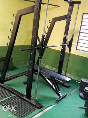 Black gym equipment multi gym Machine