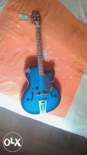 Blue And Black Telecaster Electric Guitar