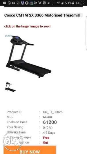 Cosco Treadmill in new condition