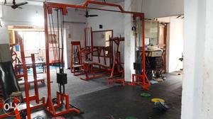 Cross cable machine for gym purpose