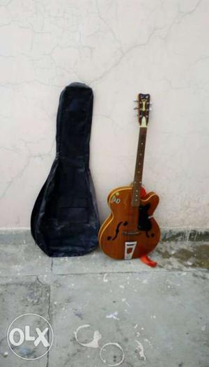 Givson guitar with cover.