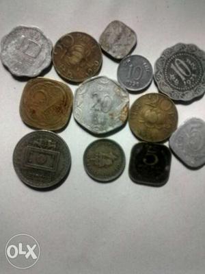 India s old vintage coin collectios.. old vintage