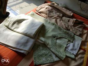 Ladies suits three nos. Very good condition size