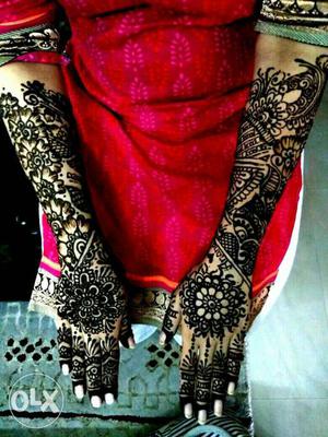 Mehandi designing for brides and other
