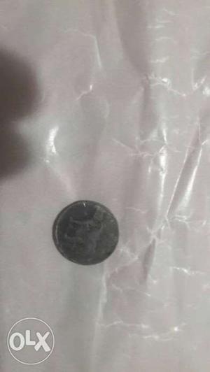 Round Silver Rhinoceros Coin