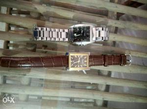 A Timex and an imported Kenneth Cole watch