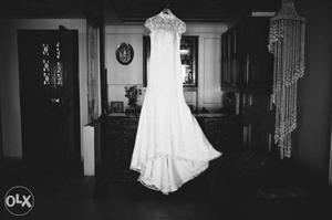A beautiful tailor made wedding gown from Bangkok