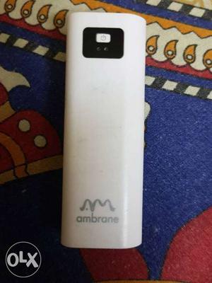 Ambrane power bank 1 month old with charger