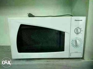 Black And White Panasonic Microwave Oven