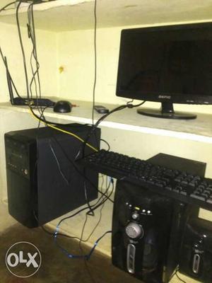 Black Computer Monitor Desktop