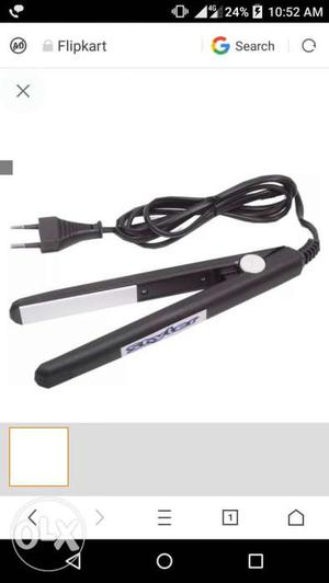 Black Corded Hair Flat Iron Screenshot