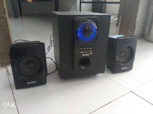 Black Intex 2.1 Sound System