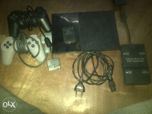 Black Sony PS2 Console