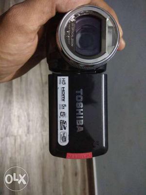 Black Toshiba Video Camera