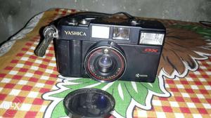 Black Yashica SLR Camera