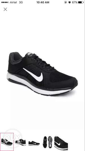Black-and-black Nike Running Shoe Screenshot