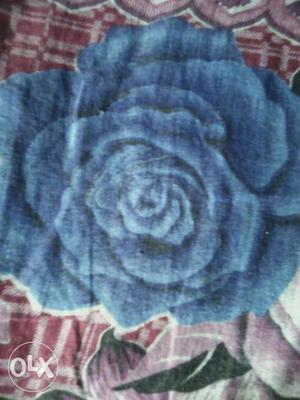 Blue Rose Printed Textile