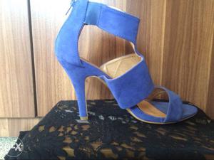 Blue heels for sale.
