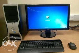 Dell T workstation with 2gb graphics card and 22"