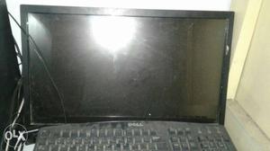 Flat Screen Computer Monitor And Dell Keyboarsd