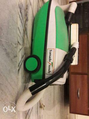 Green And White Tornado Rendy Canister Vacuum Cleaner