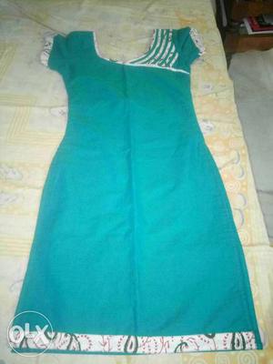 Kalankari dress fully stiched with lining