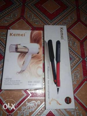 Kemel KM- And Kemel Hair Straightener Boxes