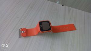 Orange And Black LED Watch