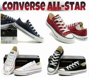 Pairs Of Converse All Star Low Top Sneakers