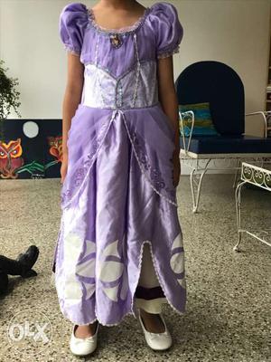 Princess Sophia's gown picked frm Disney Land, Hongkong