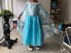 Queen Elsa's gown picked frm Disney Land Hongkong