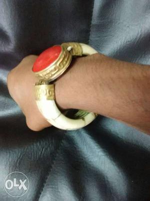 Red Cabochon Bracelet